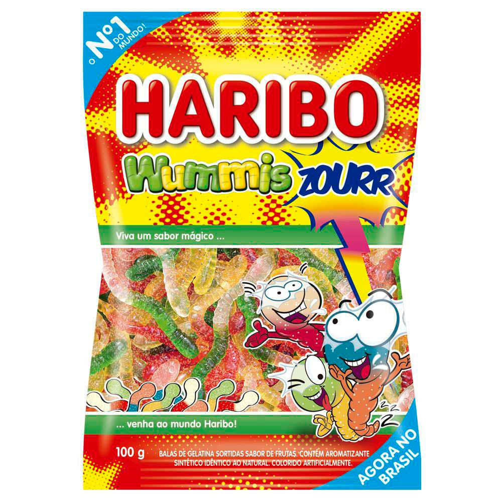 Bala Haribo 100g Gelatina Wummis Zourr Farmacia Indiana Mobile