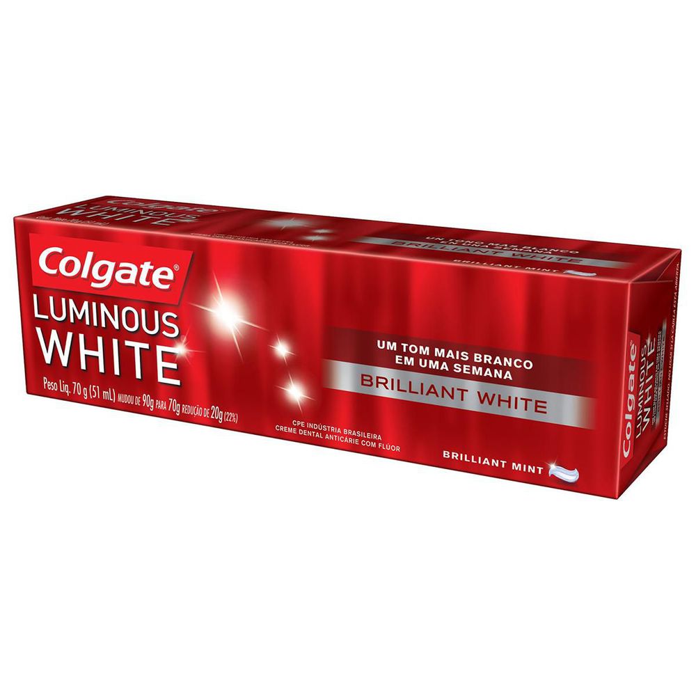 colgate luminous white 70g