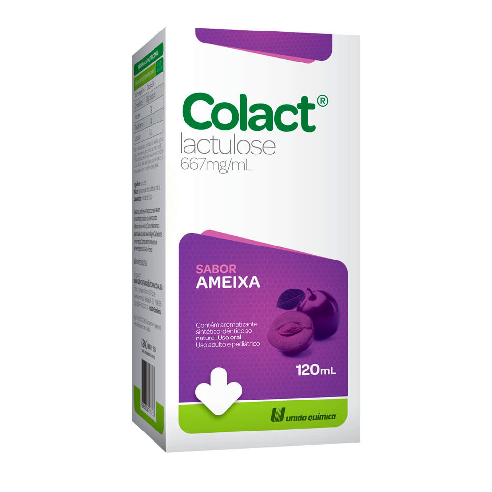 Colact 667mg/ml Ameixa União Química 120ml