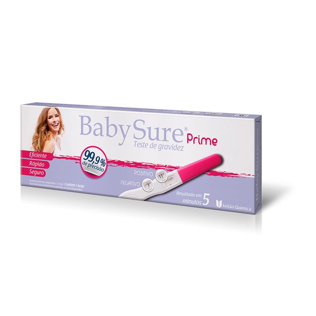 Teste Gravidez Baby Sure Prime com Caneta - Farmacia Indiana