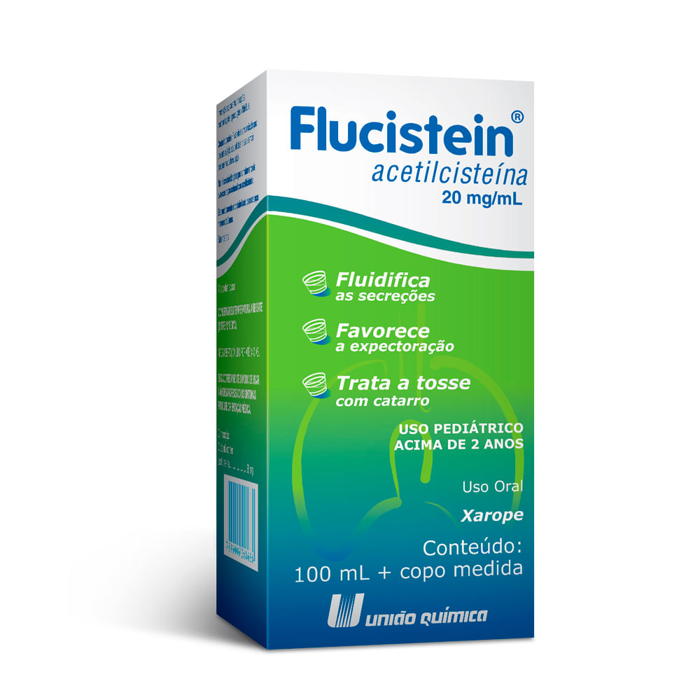 Flucistein 20mg União Química Similar 100 mL