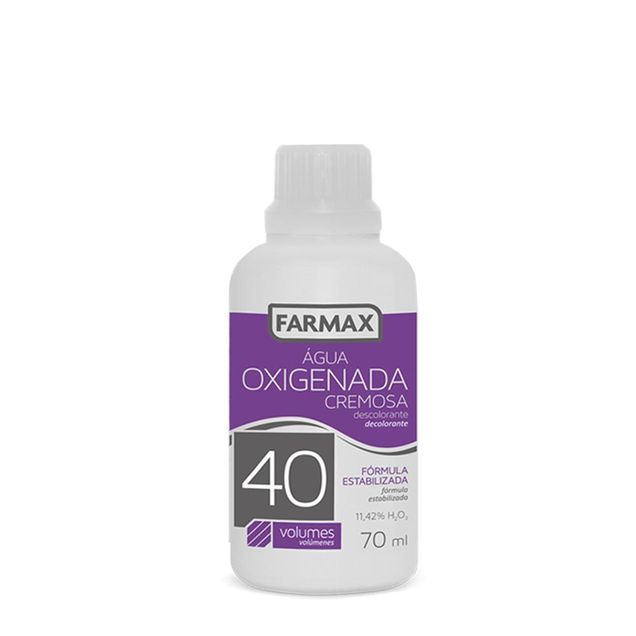 Água Oxigenada Farmax 40 Volumes 70ml — foto 2