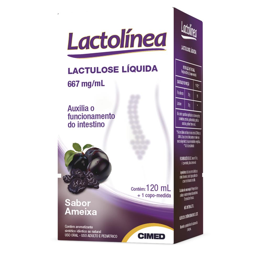 Lactolinea Ameixa 667 mg/ml Cimed Industria De Medicamento 120 mL