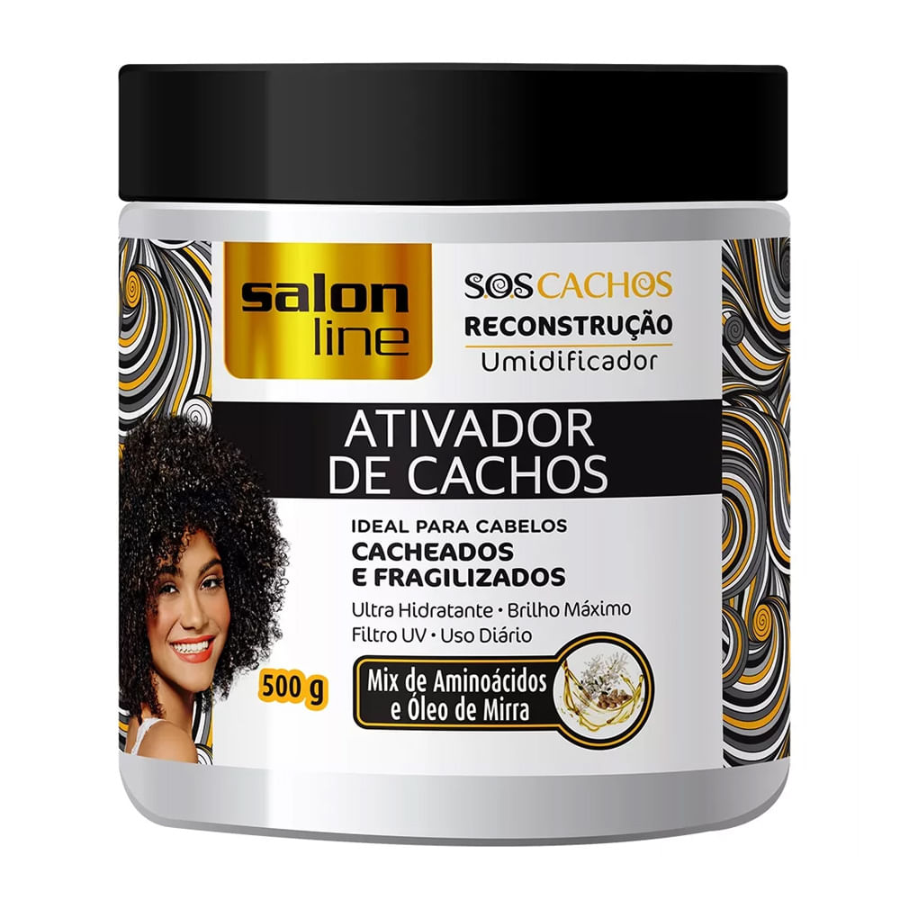 Ativador Cachos Salon Line Cachos Reconstrucao 500ml Farmacia Indiana