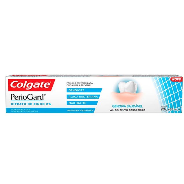 Creme Dental Colgate PerioGard Gengivas Gel Adulto e Infantil 90g