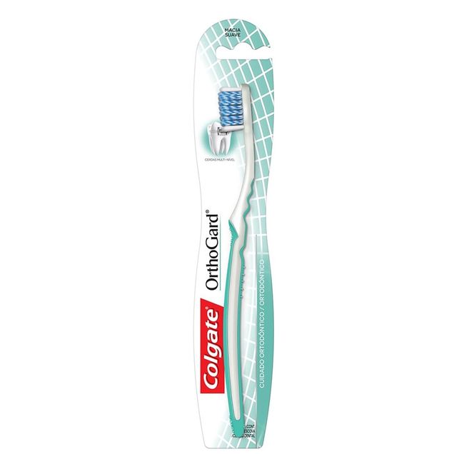 Escova Dental Colgate Orthogard Cerdas Macias Cabeça Extra Compacta 1 unidade