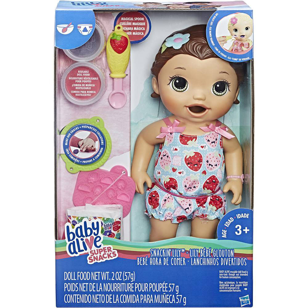 Boneca Lanchinho Baby Alive Morena - Farmacia Indiana