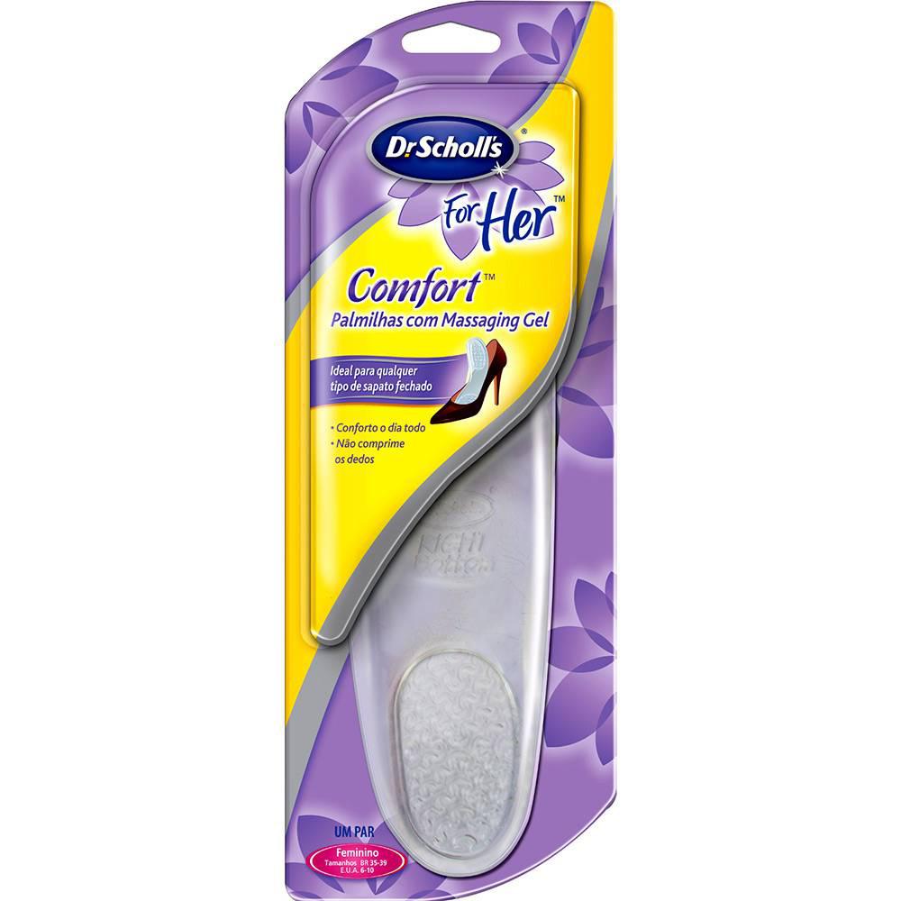 Palmilha Dr Scholls For Her Comfort Massaging Gel Farmacia Indiana