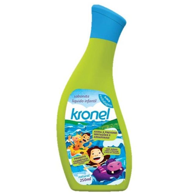 Sabonete Líquido Infantil Kronel Suave Hipoalergênico 250ml
