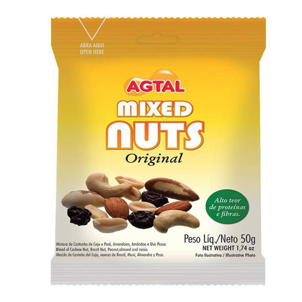 Mixed Nuts Agtal Castanha Sachê 5gMIXED NUTS AGTAL CASTANHA SACHÊ 50 G