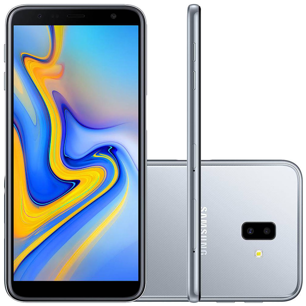 APARELHO CELULAR SAMSUNG GALAXY J6+ 32GB DUAL J610G PRATA - Farmacia Indiana