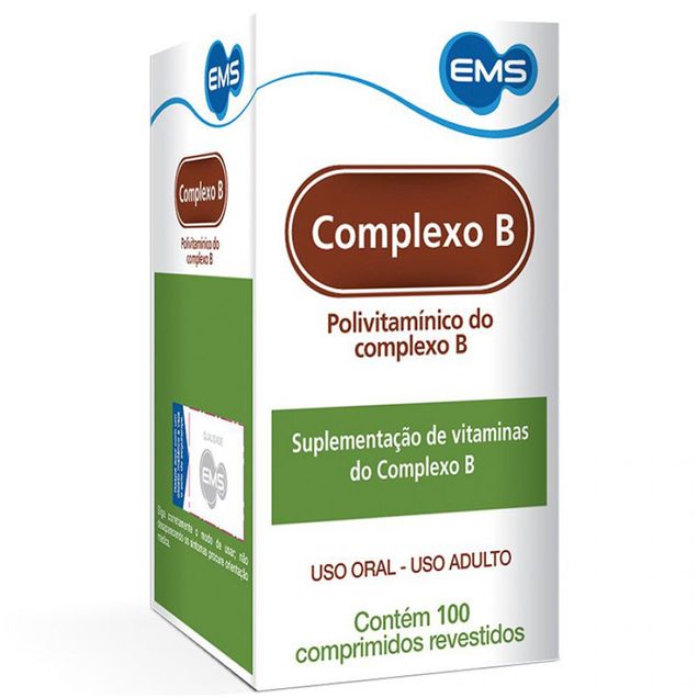 Complexo B EMS 100 Comprimidos - Farmacia Indiana