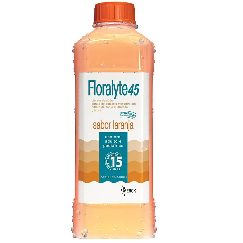 Floralyte 45 Sol 500Ml Laranja | Farm\u00e1cia Indiana - Farmacia Indiana