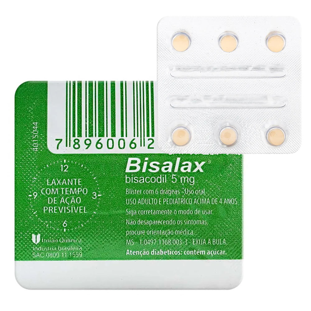 Bisalax 5mg 6 comprimidos