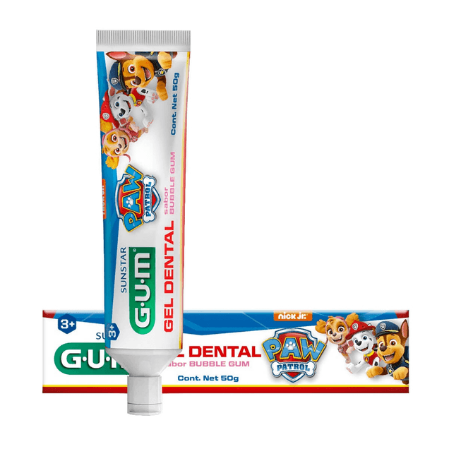 Gel Dental GUM Infantil Anti-cárie Patrulha Canina 50g
