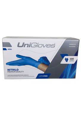 Luva-Nitrilica-Unigloves-M-Azul-sem-Po-100-Unidades