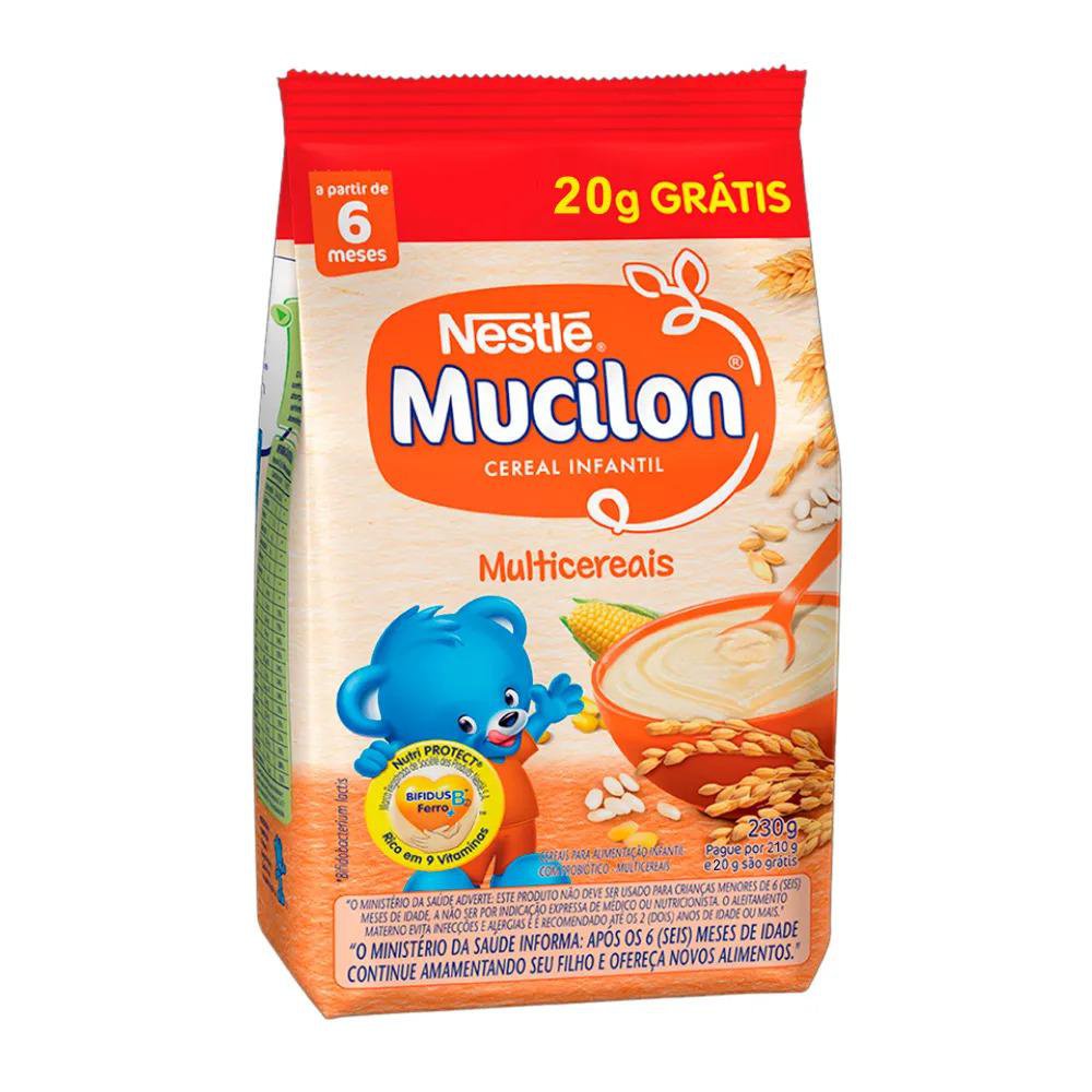 Cereal Infantil Mucilon Multicereais 230g **