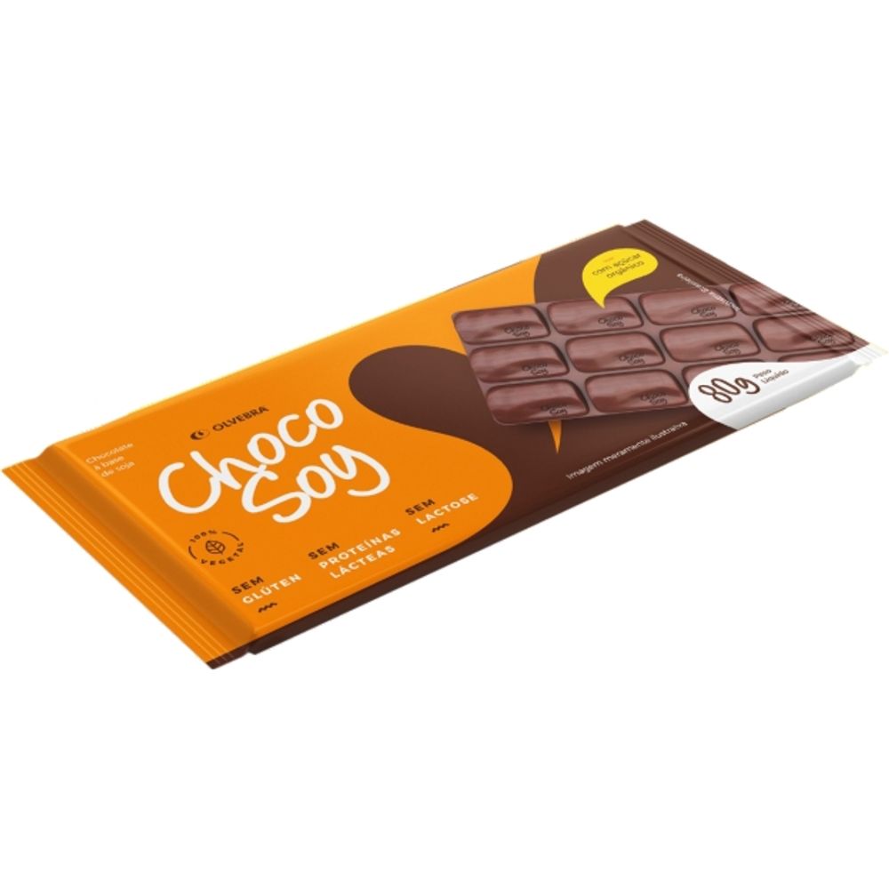 Chocolate Choco Soy Tradicional 80g Farmacia Indiana