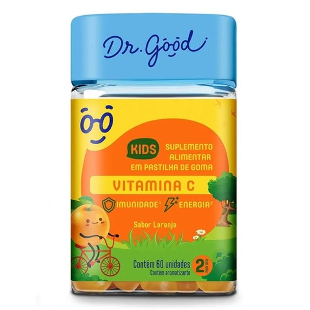 Vitamina C Kids Infantil 30 mg Dr. Good 60 Gomas