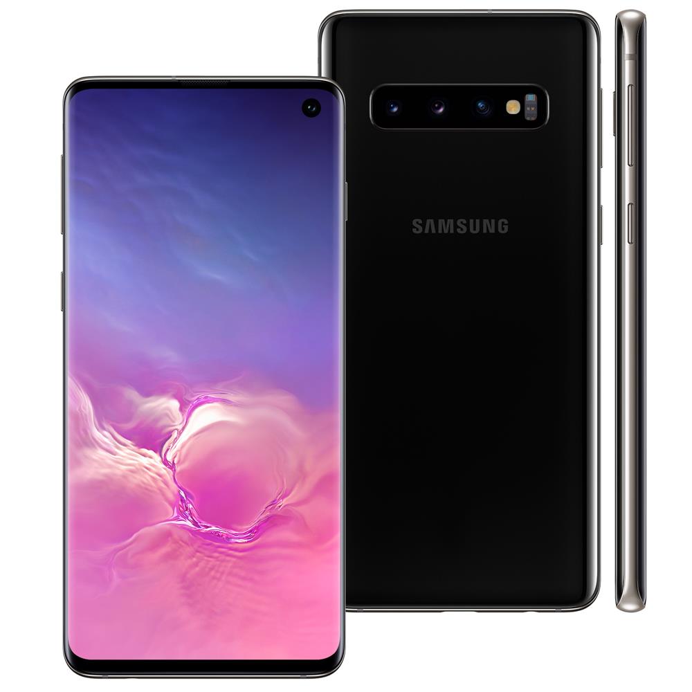 Smartphone Samsung Galaxy S10 Preto Android 9.0 128GB 4G Câmera Tripla  12MP+12MP+16MP Tela Infinita 6.4 - Farmacia Indiana