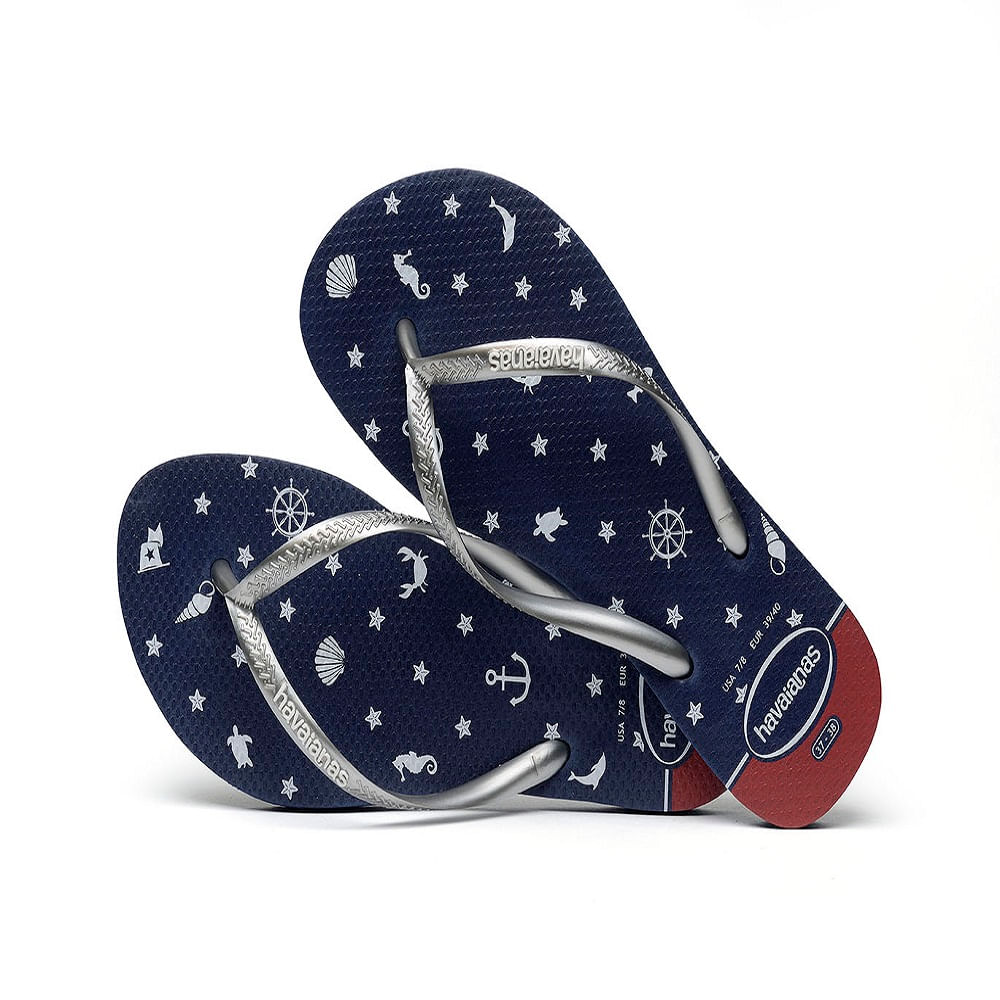 havaianas slim nautical