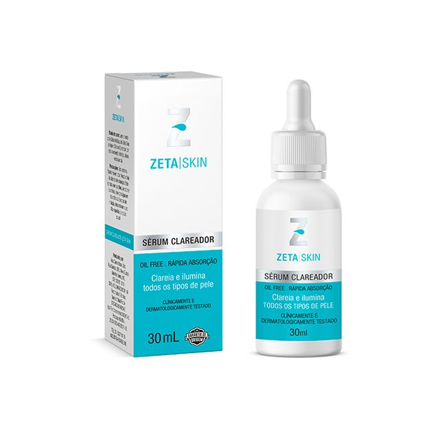 Sérum Facial Oil Free Zeta Skin Clareador 30ml