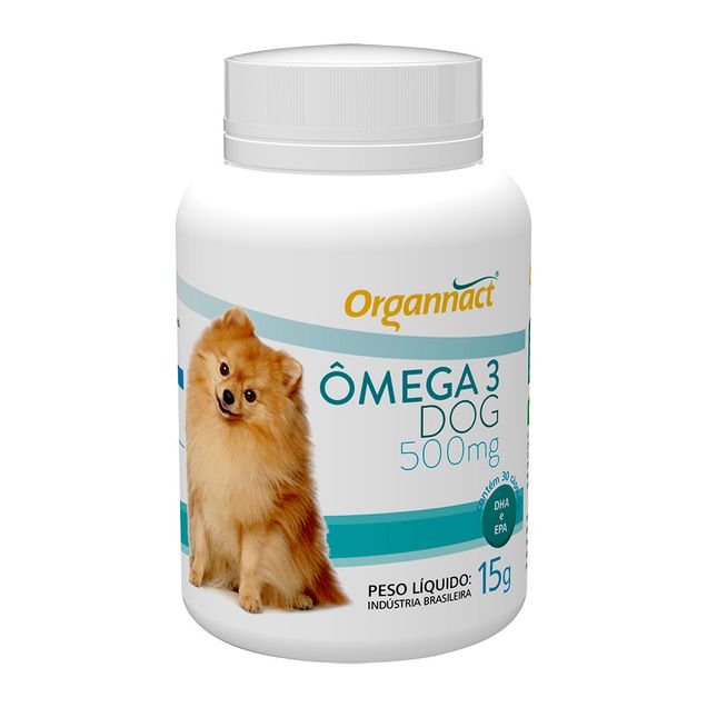 Omega 3 Dog Organnact 500mg 30 Capsulas Farmacia Indiana