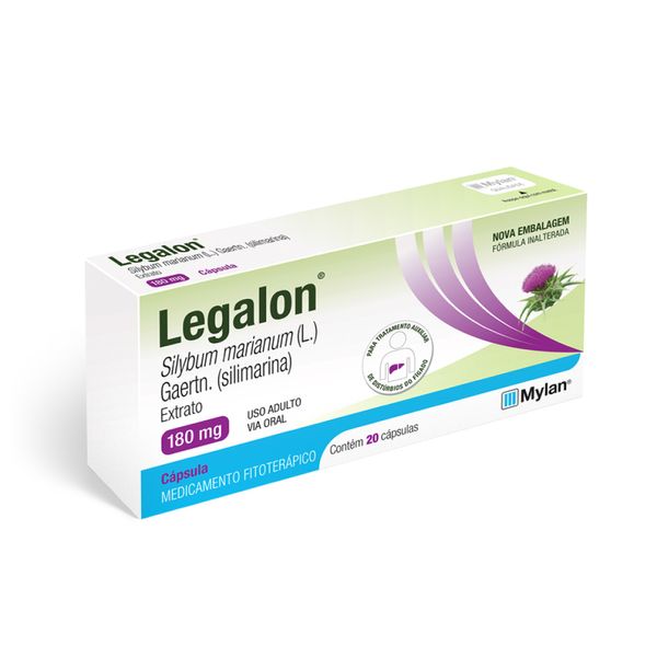 Legalon 140mg Viatris 20 Cápsulas