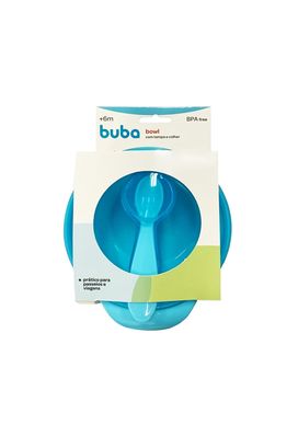 kit-prato-bowl-com-tampa-e-colher-300ml-azul-buba