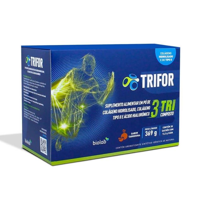 Suplemento Alimentar em Pó Trifor 12,3g Biolab 30 Sachês