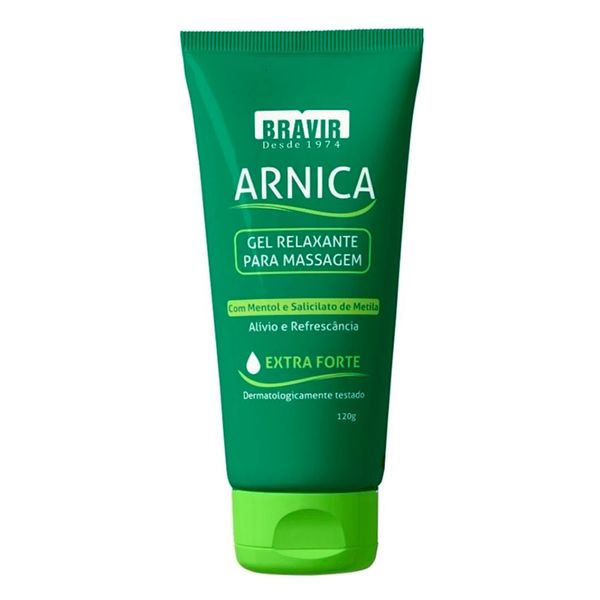 Arnica Bravir Gel de Massagem 120g Bravir 1 Unidade