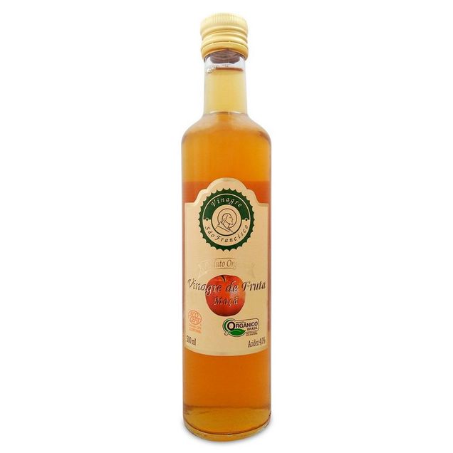 Vinagre Orgânico SÃO FRANCISCO Maçã Frasco 500ml — foto 2