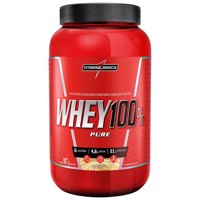 Super Whey Baunilha 100% Pure ISO WHEY 907g