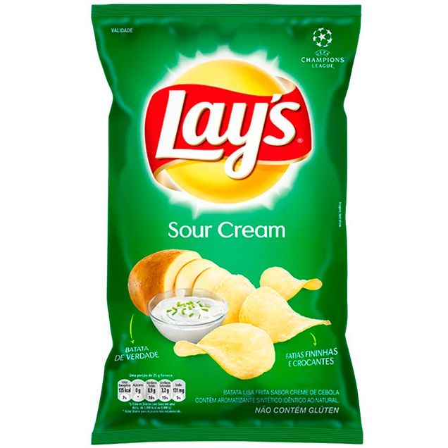 Batata Lays Sour Cream 80g Farmácia Indiana Farmacia Indiana