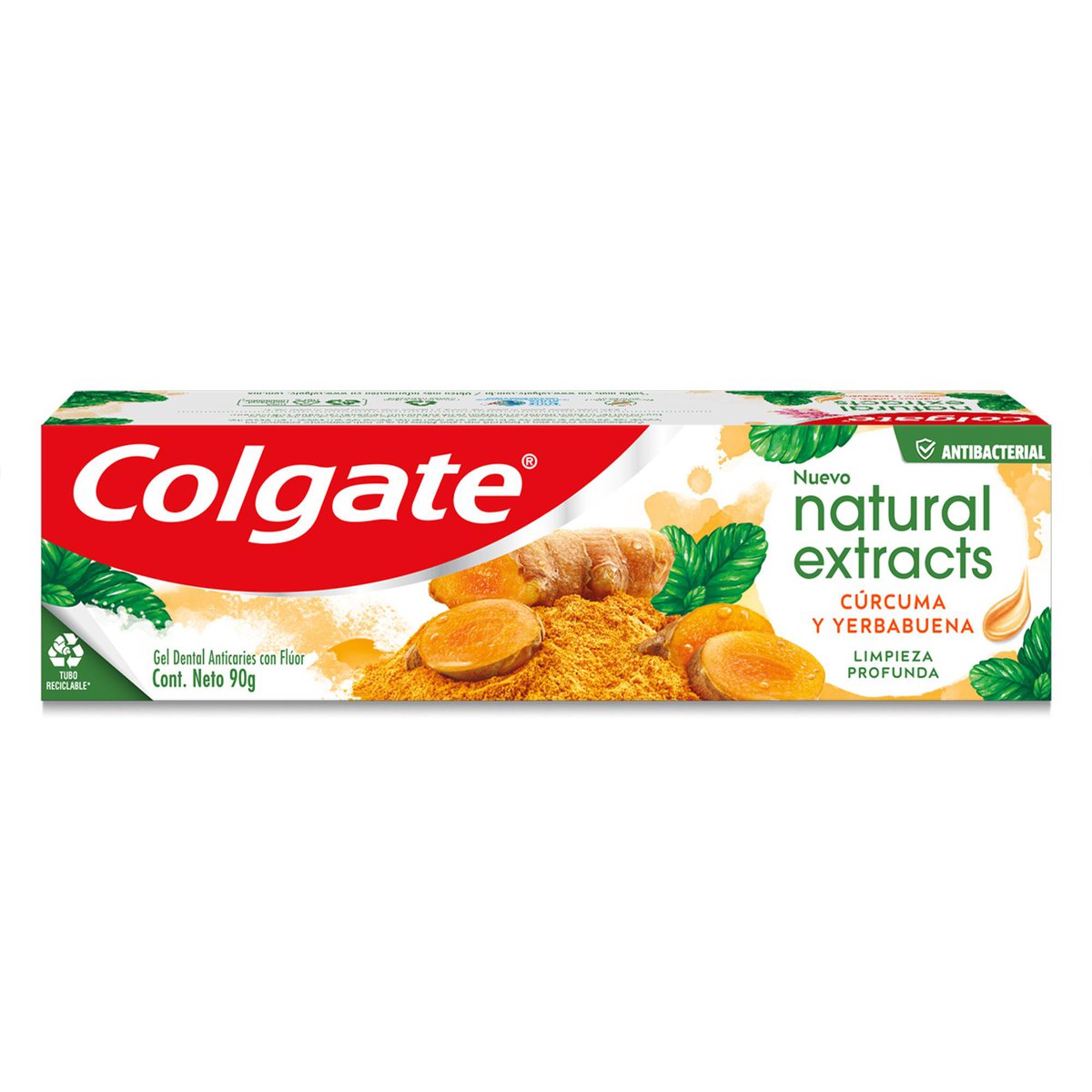 creme dental colgate natural extracts