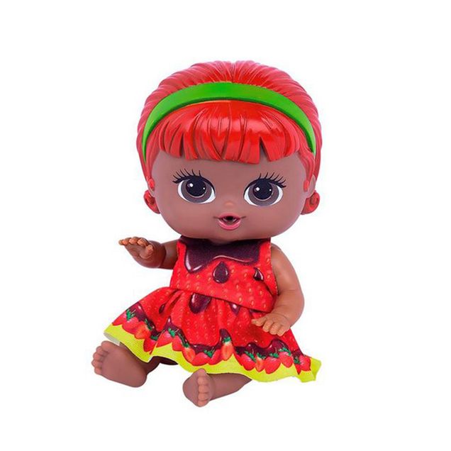 Boneca Cotiplas Frutinha Morango com Chocolate 18 cm
