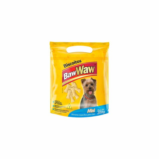 Biscoito Baw Waw Cães Mini Adulto 200g