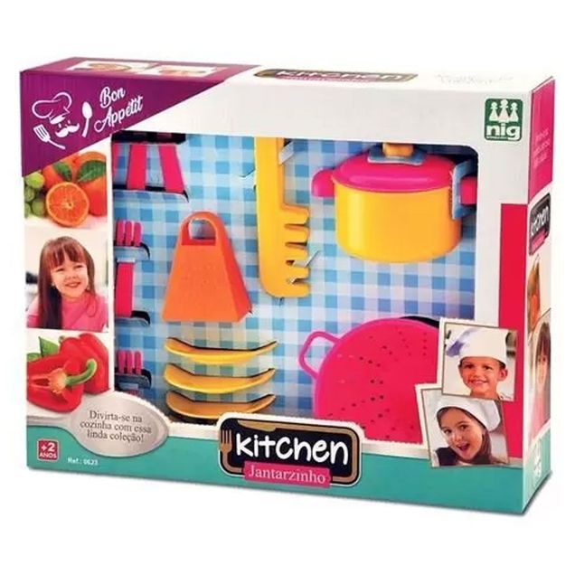 Kit Cozinha Nig Jantarzinho 10 peças
