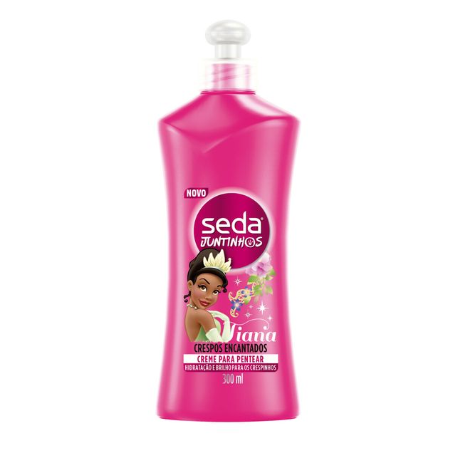 Creme de Pentear Infantil Seda Juntinhos Tiana Crespos Encantados 300ml