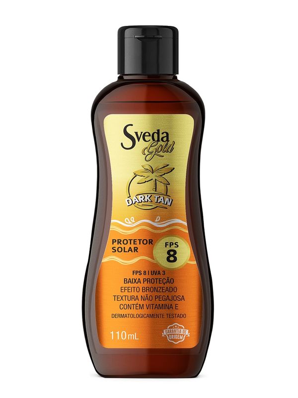 Protetor Solar Sveda Gold FPS8 110ml