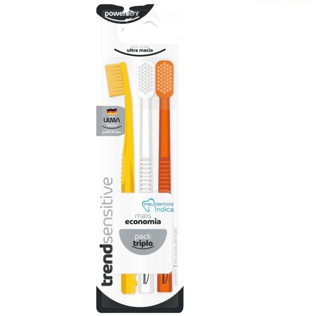 Escova Dental Trend Sensitive Powerdent 3un