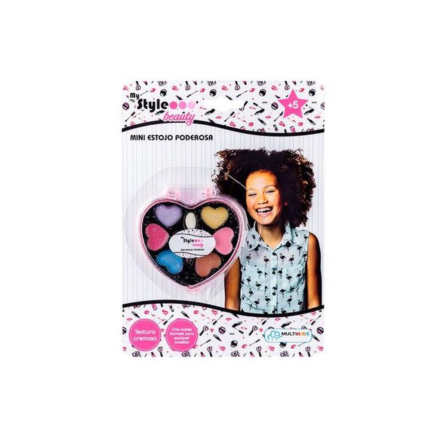 Maquiagem infantil My Style Beauty Mini Estojo Poderosa Multikids BR1328