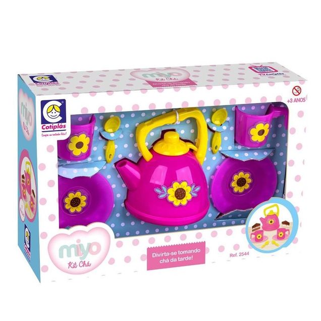 Brinquedo Cotiplás Kit Chá Miyo 528g