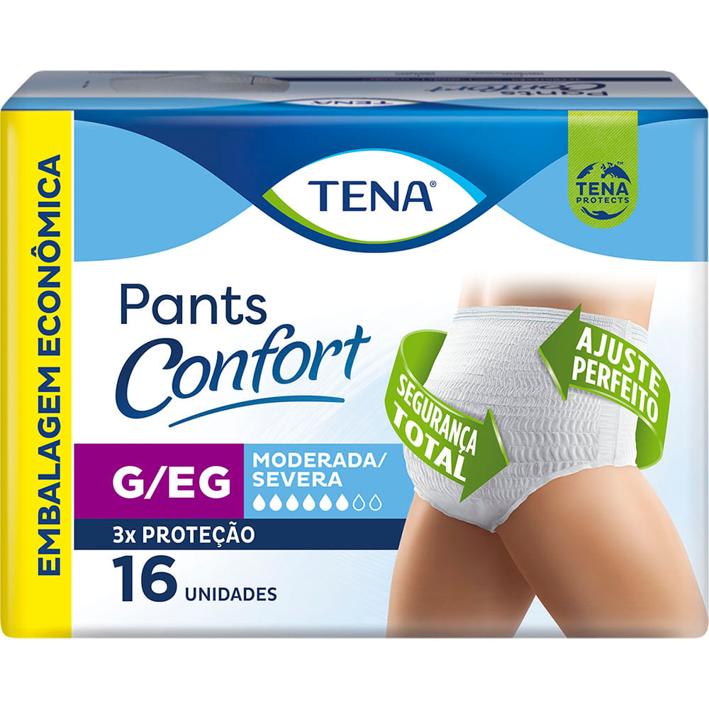 Roupa Íntima Tena Pants Confort G/EG 16 Unidades 