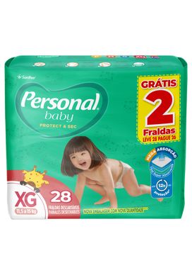 Fralda-Personal-Baby-Protect---Sec-XG-28-Unidades