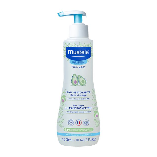 Água de Limpeza Bebê Mustela Sem Enxágue 300ml