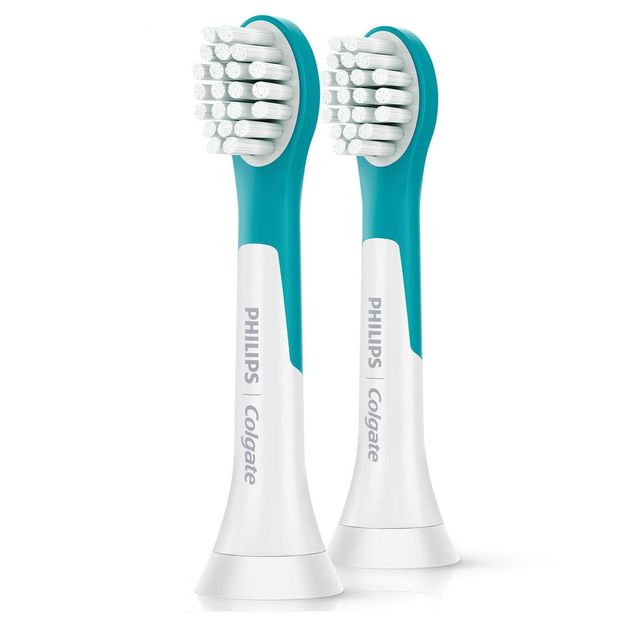 Refil Escova Dental Elétrica Colgate Sonicare Infantil Cerdas Macias 2 Unidades