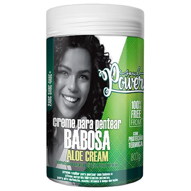 Creme De Pentear Soul Power Babosa Aloe Cream 800g — foto 2