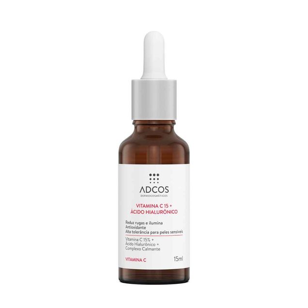 Sérum Adcos Vitamina C 15+ Ácido Hialurônico 15ml