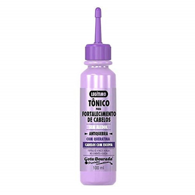 Tônico Capilar Gota Dourada Cabelos com Escova 100ml